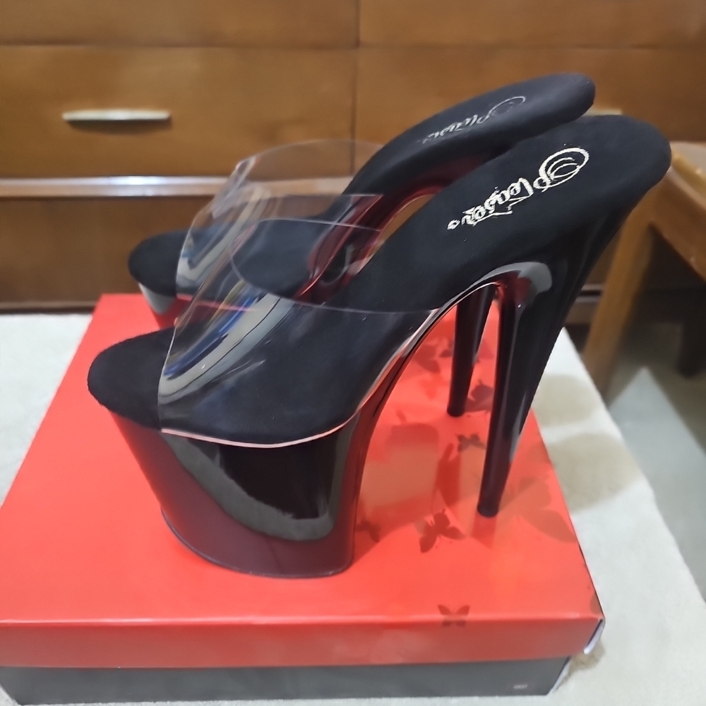 Pleaser 8" Platform Heels Sz 10us